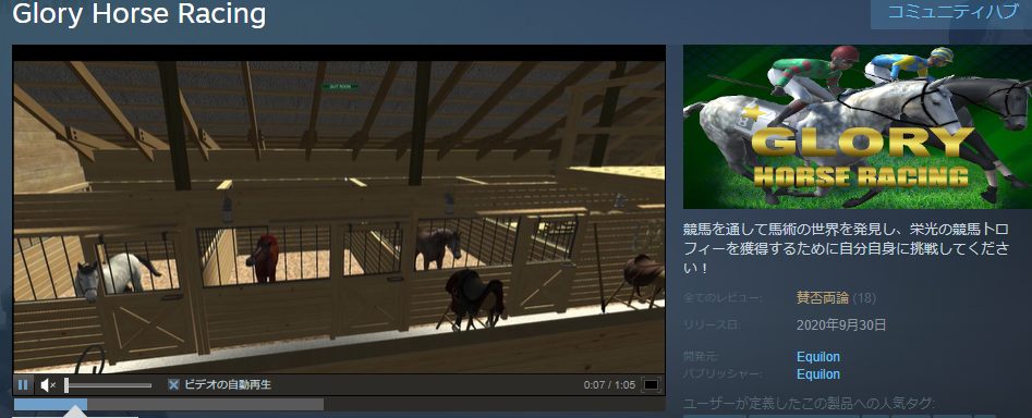 3位：Groly Horse Racing