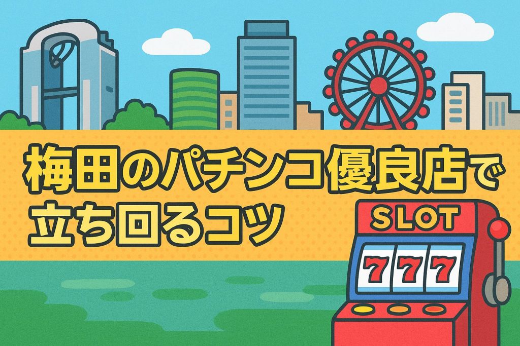 梅田のパチンコ優良店で立ち回るコツ