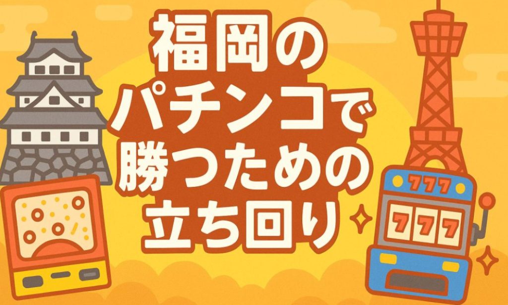 福岡のパチンコで勝つための立ち回り