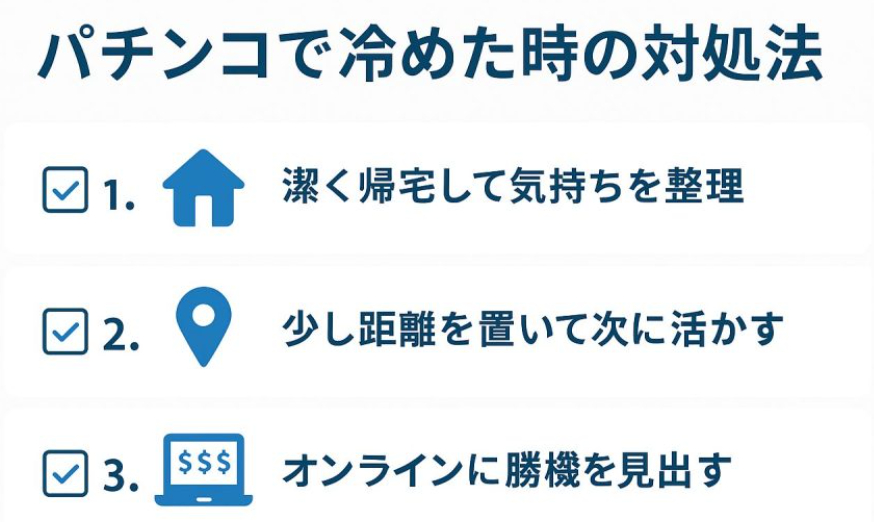 パチンコで冷めた時の対処法