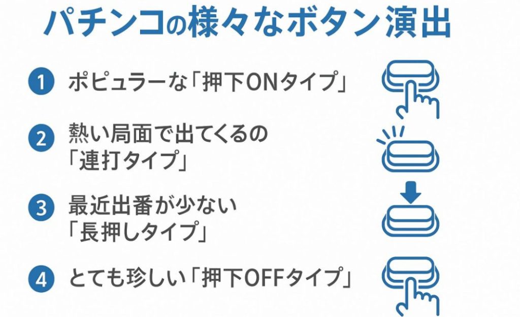 パチンコの様々なボタン演出